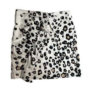 Revolve Karina Grimaldi Danielle Print Mini Skirt in Mood Animal Size Small, NWT
